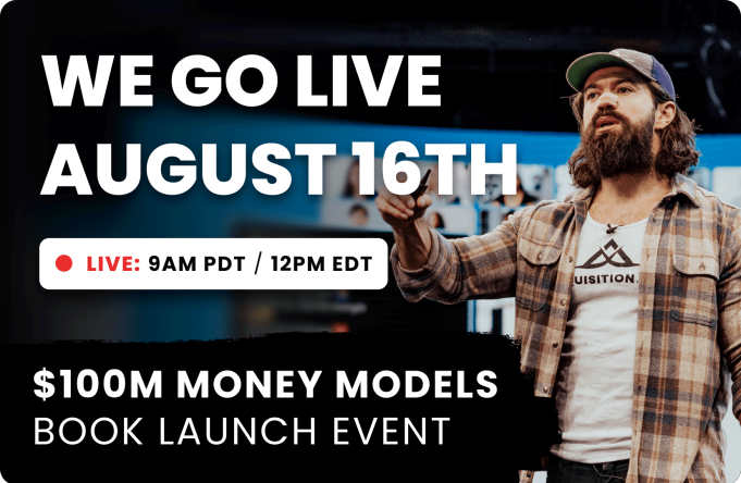 Book Launch Event - $100M Models by Alex Hormozi